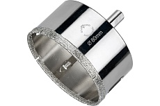 Коронка алмазная по керамограниту и керамике с центрирующим сверлом 80 мм Diamond Industrial DIDCSC080