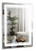 Зеркало Azario Grand 60x80 см с подсветкой, подогревом
