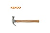 Молоток-гвоздодер KENDO с деревянной рукояткой, 450 гр 25123