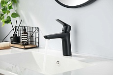 Смеситель для раковины Aquatek Бетта AQ1110MB черный матовый