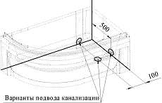 Поддон для душа Радомир 1-11-0-1-0-009 120x80 L