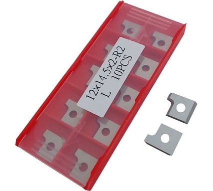 Нож профильный сменный квадратный FHONK 12x14.5x2-R2 HW L (упаковка 10шт) 1214520R2-L-10