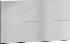 Фасад подвесной тумбы Marka One Mix 100 см для 2 ящ, МДФ, белый глянец