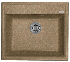 Кухонная мойка Flortek Консул 57 см, коричневый FG