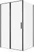 Душевой уголок Allen Brau Priority 120x100 3.31033.BBA + 3.31048.BBA, прозрачный, черный браш