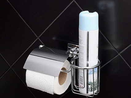 Держатель освежителя воздуха Fixsen Kvadro FX-61309+10 с держателем туалетной бумаги