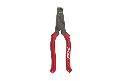 Клещи для обжима неизолированных клемм в комплекте с клеммами ProsKit 8PK-CT005 150 шт. С00036253