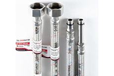 Подводка к смесителю PROFACTOR LUXE с полимерным покрытием, 1/2 х М10, пара, 120 см PF WFH 525.120