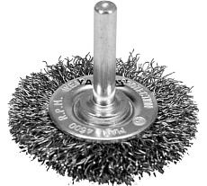 Щетка дисковая 50 мм, гофрированная проволока INOX Yato YT-47565