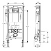 Инсталляция для унитаза MEPA VariVIT A31 514801 Air WC, ручной модуль