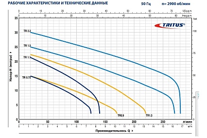 Насос Pedrollo TRITUS TRm 1.3 48SHT05A1