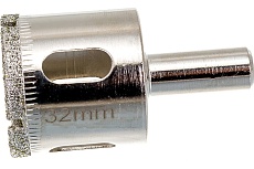 Сверло-коронка алмазное по кафелю и керамограниту 32 мм Hardcore 152032