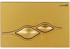 Кнопка смыва Creavit Ufo GP1006.00 золото матовое