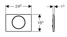 Кнопка смыва Geberit Sigma 10 115.758.KJ.5