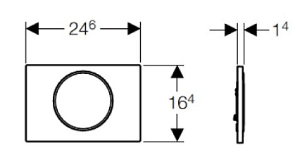 Кнопка смыва Geberit Sigma 10 115.758.KJ.5