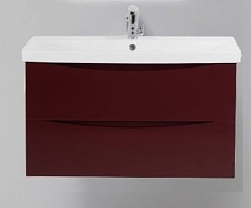 Мебель для ванной BelBagno Marino-Cer 90 см Bordo Lucido