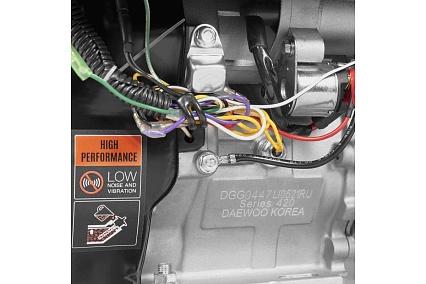Бензиновый генератор с возможностью подключения ATS Daewoo GDA 7500E-3