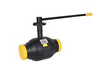 Шаровой стальной кран БРОЕН балломакс кшт для теплоснабжения полный проход с/с dn 125 pn 25 с рукояткой RG008Q2C3I9FDI