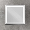 Зеркало BelBagno SPC-KRAFT-800-800-SENS-NERO 80x80 см сенсорный выключатель, черный