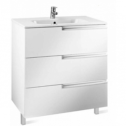 Мебель для ванной Roca Victoria Nord Ice Edition 60 см 3 ящика, белый