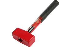 Кувалда ЛОМ металлическая обрезиненная рукоятка, 1 кг 1672052