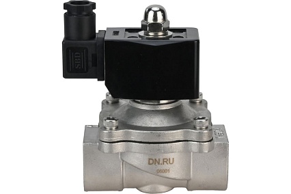 Электромагнитный клапан DN.ru двухходовой VS2W-301V-NO Ду50 Ру10 сталь, VITON 24В DC D130-01870