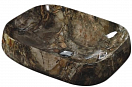 Раковина CeramaLux Stone Edition Mnc186 56 см коричневый
