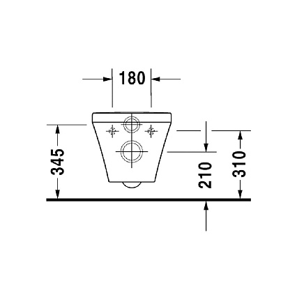 Подвесной унитаз Duravit DuraStyle 45510900A1 (с крышкой SoftClose)