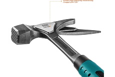 Молоток кровельщика Kraftool THOR, 600 г цельнокованый, с магнитом, 20181