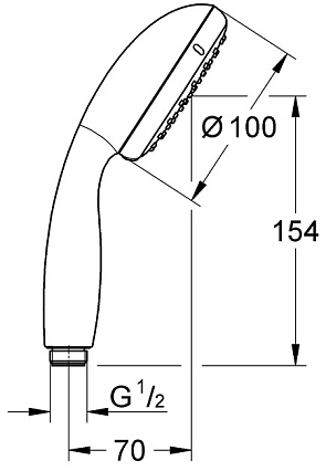 Душевая лейка Grohe Tempesta New 27597000