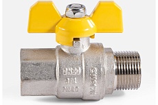 Шаровой кран для газа PROFACTOR PF GAS ручка бабочка, в/н 3/4 дюйма PF GBV 337