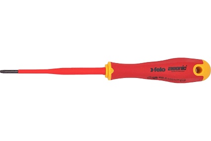 Диэлектрическая отвертка Felo SL 3,5х0,6, E-Slim Ergonic 41393590