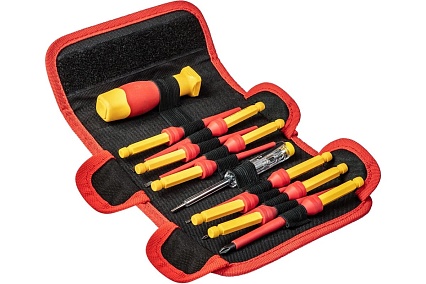 Отверточные наконечники с держателем Neo Tools 1000 В, 12 шт. 01-308