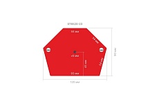 Угольник магнитный PROFI 23 кг для сварки STARTUL ST8520-23