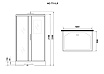 Душевая кабина Niagara Luxe NGL-7711G 120x90 R, золото