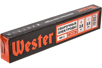 Электроды сварочные 990-098 МР-3 (3 мм; 3 кг) Wester 403831