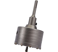 Коронка в сборе по бетону (90 мм; М22) Vertextools 222-0090