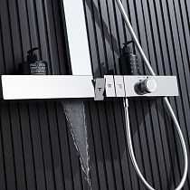 Душевая стойка Black&White Gravity GH-9005C термостат, хром