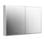 Зеркальный шкаф Aquatek 100x70 см с подсветкой, антипар, хром AQ7103B-MLC