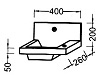 Раковина Jacob Delafon Pop Laminar 40 см EB406-00