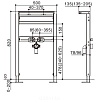 Инсталляция для раковины WeltWasser Amberg 500 RA