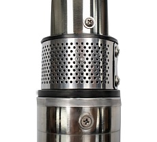 Скважинный многоступенчатый насос Verton DW75/550V (550Вт,Qmax 35л/мин,Hmax 75м,d насоса 76мм,верх.забор) 01.13295.13324