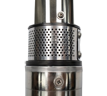 Скважинный многоступенчатый насос Verton DW75/550V (550Вт,Qmax 35л/мин,Hmax 75м,d насоса 76мм,верх.забор) 01.13295.13324