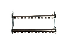 Коллектор из нержавеющей стали для радиаторной разводки STOUT 12 выходов SMS 0923 000012