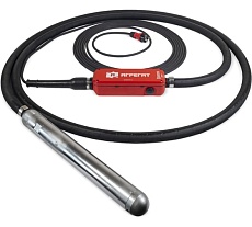 Глубинный высокочастотный вибратор АГРЕГАТ СТП 60 со встроенным преобразователем, 220/42 В, 7 м STP-60/42-7