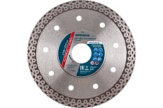 Диск алмазный отрезной тонкий сплошной Jaguar (125х22.2 мм, мокрое резание) Gross 73053