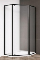 Душевой уголок Cezares Eco ECO-O-P-1-90-P-NERO 90x90 рифленый, черный