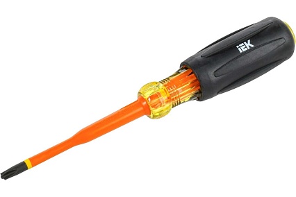 Отвертка IEK Arma2l 5 диэлектрическая slim ph/sl2x100 т3 A2L5-SC31-T3-HS-20-100