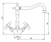 Смеситель для раковины Migliore Princeton ML.PRN-834.DO золото