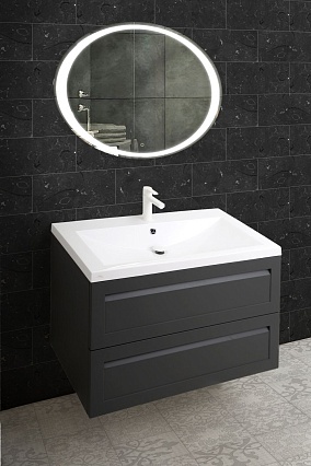 Тумба с раковиной Art&Max Platino 75 см